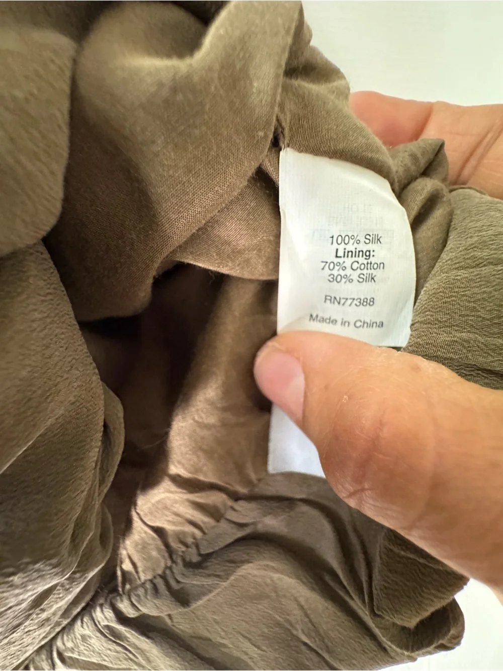 J. Crew Olive Bubble Hem Skater Skirt